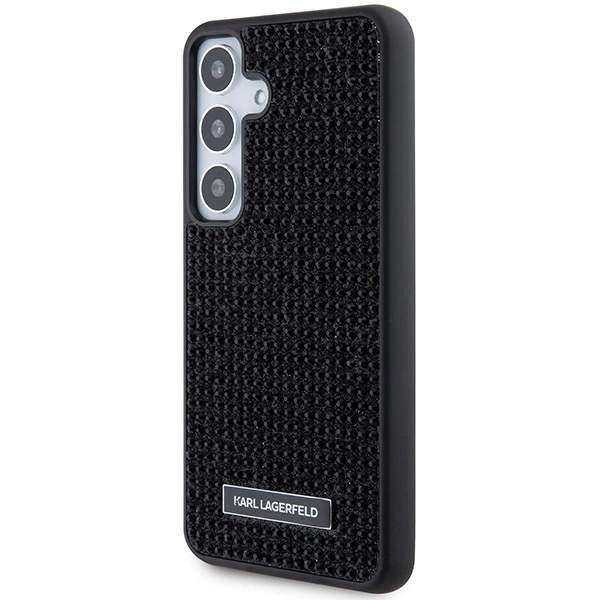 Karl Lagerfeld Rhinestone Metal Logo case for Samsung Galaxy S24+ - blackeng