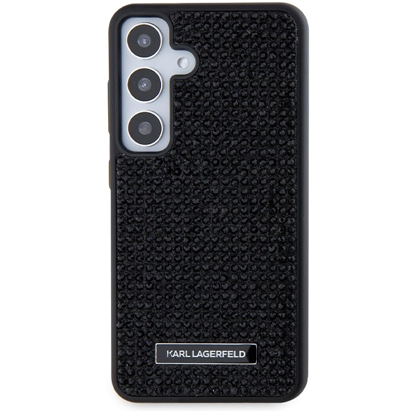 Karl Lagerfeld Rhinestone Metal Logo case for Samsung Galaxy S24+ - blackeng