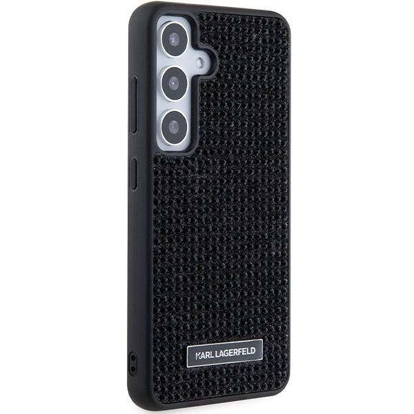 Karl Lagerfeld Rhinestone Metal Logo case for Samsung Galaxy S24+ - blackeng