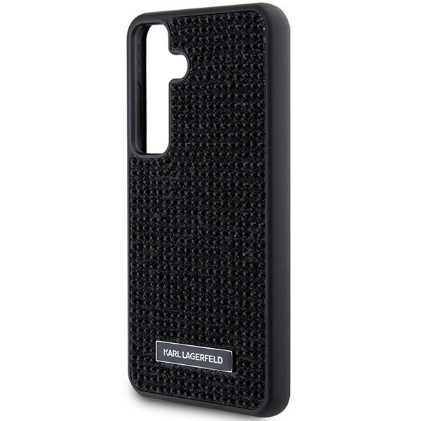 Karl Lagerfeld Rhinestone Metal Logo case for Samsung Galaxy S24+ - blackeng