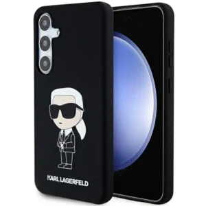 Karl Lagerfeld Silicone Ikonik case for Samsung Galaxy S24+ - blackeng