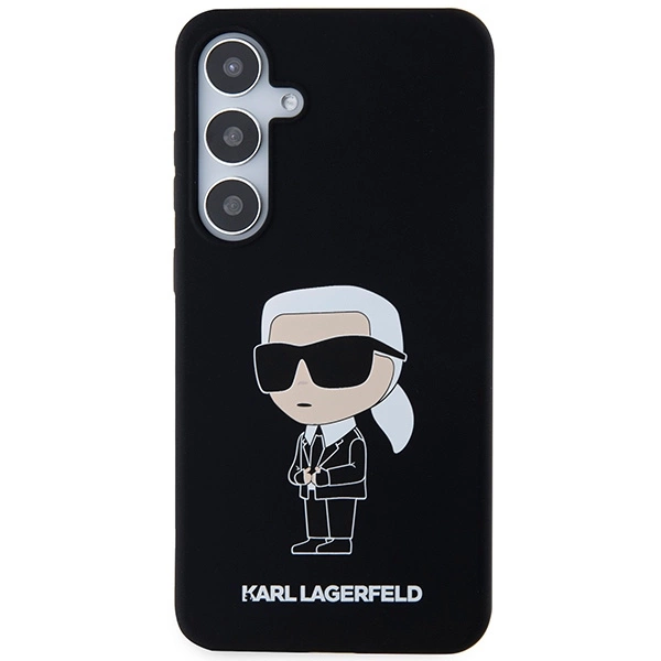 Karl Lagerfeld Silicone Ikonik case for Samsung Galaxy S24+ - blackeng