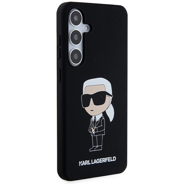 Karl Lagerfeld Silicone Ikonik case for Samsung Galaxy S24+ - blackeng