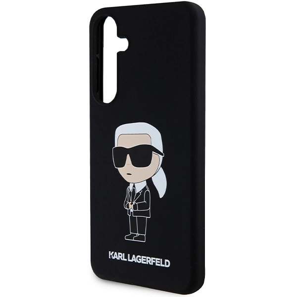 Karl Lagerfeld Silicone Ikonik case for Samsung Galaxy S24+ - blackeng