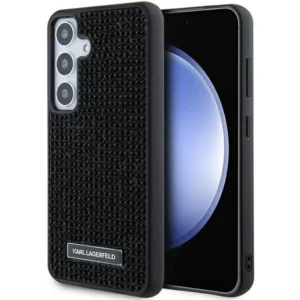 Karl Lagerfeld Rhinestone Metal Logo case for Samsung Galaxy S24 - blackeng