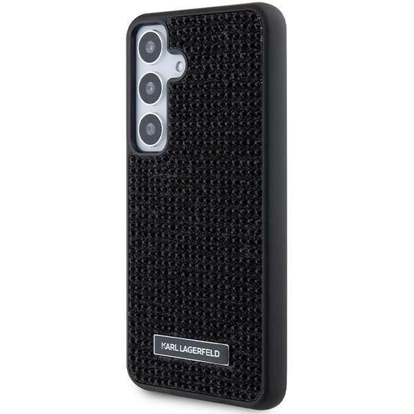 Karl Lagerfeld Rhinestone Metal Logo case for Samsung Galaxy S24 - blackeng