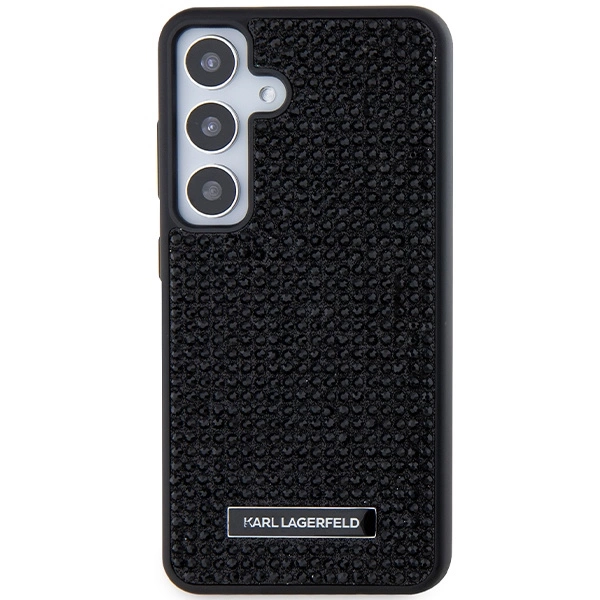 Karl Lagerfeld Rhinestone Metal Logo case for Samsung Galaxy S24 - blackeng