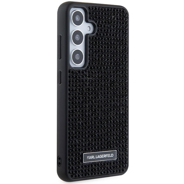 Karl Lagerfeld Rhinestone Metal Logo case for Samsung Galaxy S24 - blackeng