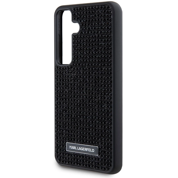 Karl Lagerfeld Rhinestone Metal Logo case for Samsung Galaxy S24 - blackeng