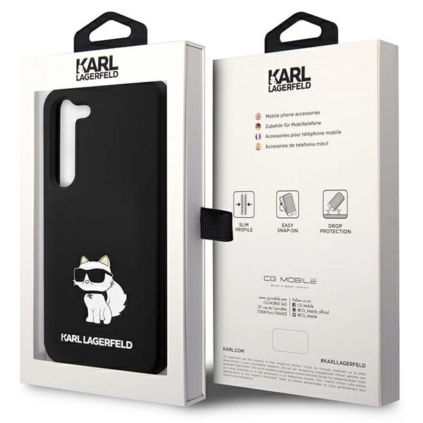 Karl Lagerfeld Silicone Choupette case for Samsung Galaxy S24 - blackeng