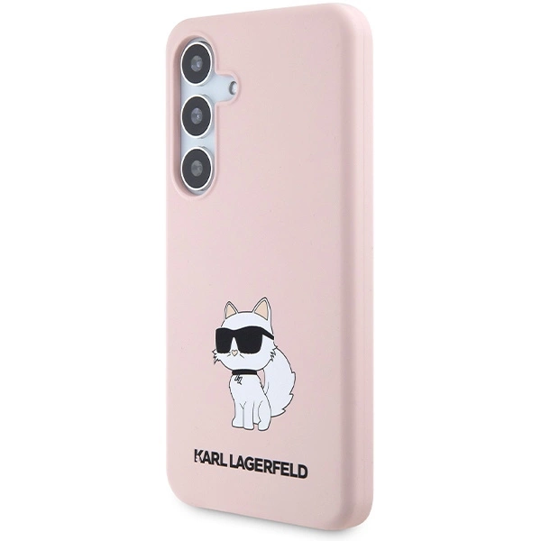 Karl Lagerfeld Silicone Choupette case for Samsung Galaxy S24 - pinkeng