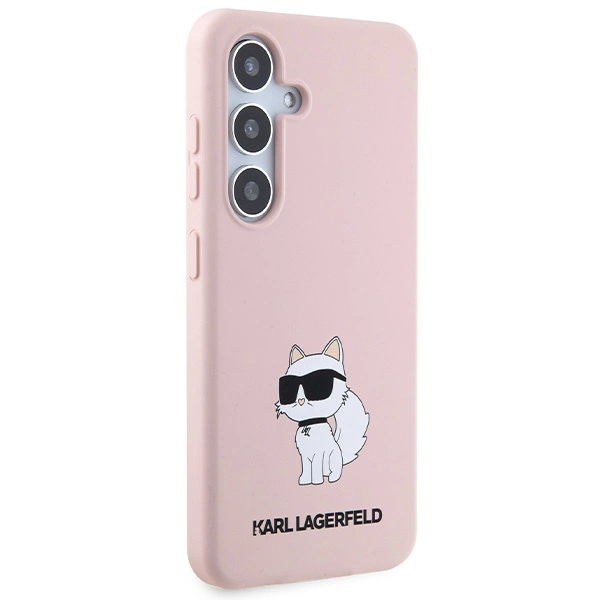 Karl Lagerfeld Silicone Choupette case for Samsung Galaxy S24 - pinkeng