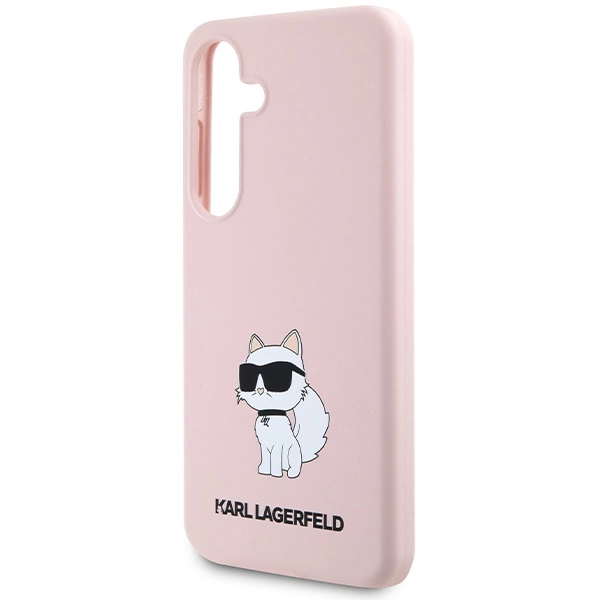 Karl Lagerfeld Silicone Choupette case for Samsung Galaxy S24 - pinkeng