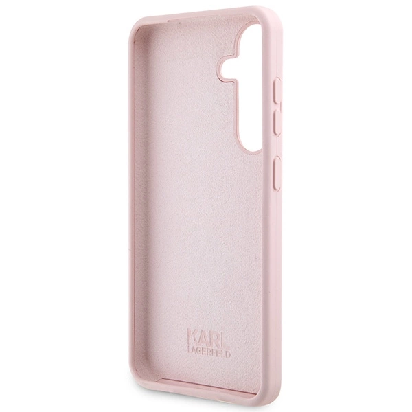 Karl Lagerfeld Silicone Choupette case for Samsung Galaxy S24 - pinkeng