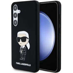Karl Lagerfeld Silicone Ikonik case for Samsung Galaxy S24 - blackeng
