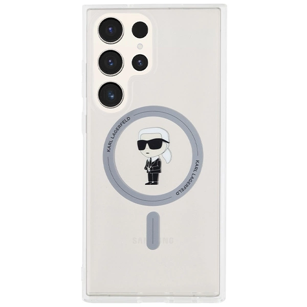 Karl Lagerfeld IML Ikonik MagSafe case for Samsung Galaxy S23 Ultra - transparenteng