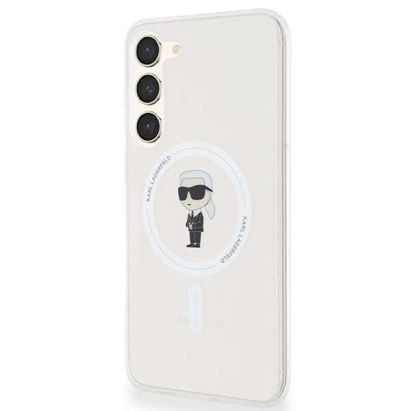 Karl Lagerfeld IML Ikonik MagSafe case for Samsung Galaxy S23+ - transparenteng