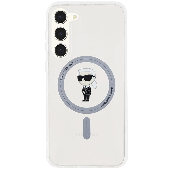 Karl Lagerfeld IML Ikonik MagSafe case for Samsung Galaxy S23+ - transparenteng