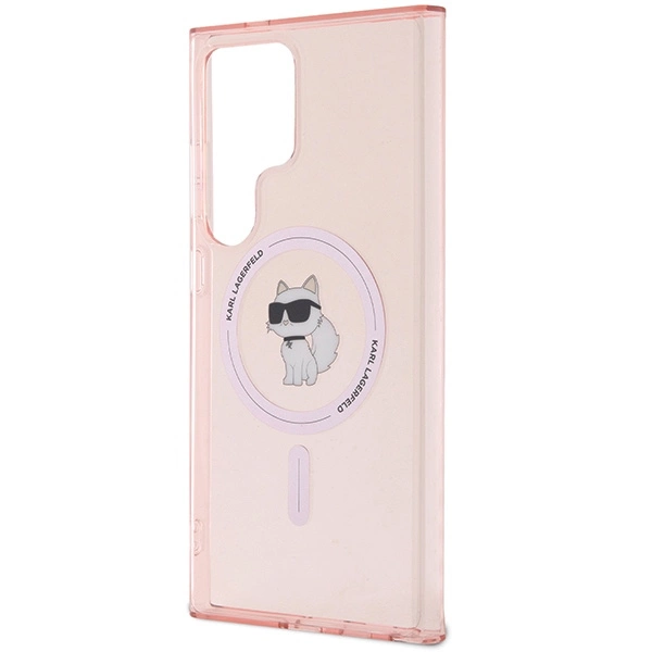 Karl Lagerfeld IML Choupette MagSafe case for Samsung Galaxy S24 Ultra - pinkeng