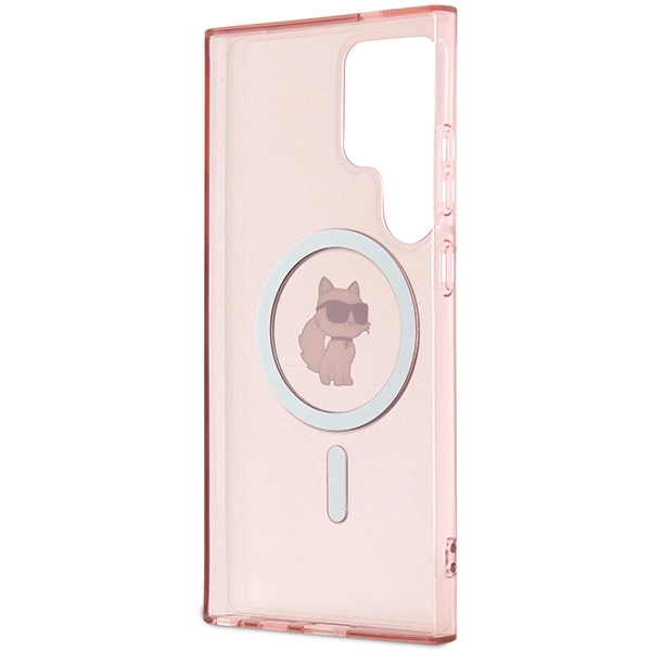 Karl Lagerfeld IML Choupette MagSafe case for Samsung Galaxy S24 Ultra - pinkeng