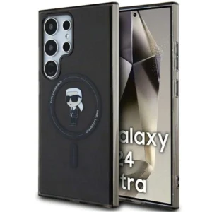 Karl Lagerfeld IML Ikonik MagSafe Case for Samsung Galaxy S24 Ultra - Blackeng