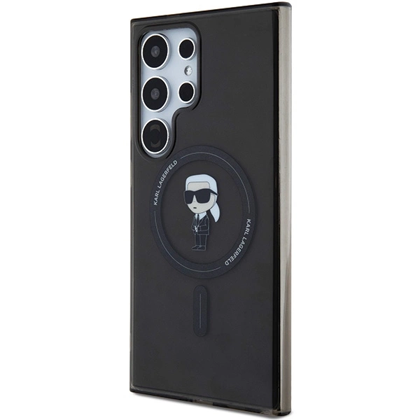 Karl Lagerfeld IML Ikonik MagSafe Case for Samsung Galaxy S24 Ultra - Blackeng