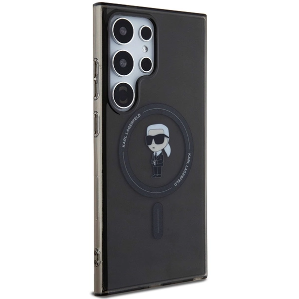 Karl Lagerfeld IML Ikonik MagSafe Case for Samsung Galaxy S24 Ultra - Blackeng