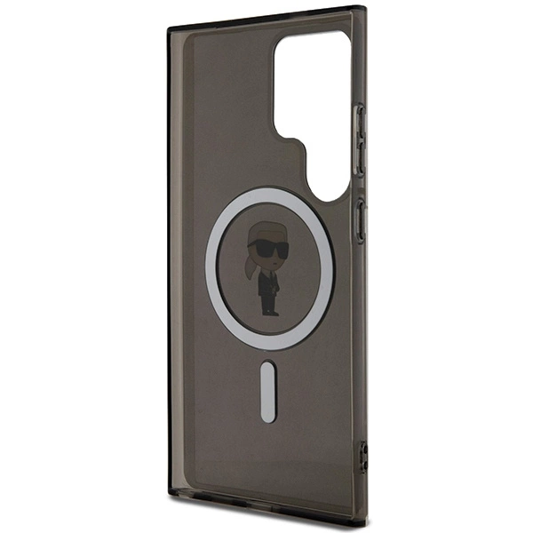 Karl Lagerfeld IML Ikonik MagSafe Case for Samsung Galaxy S24 Ultra - Blackeng