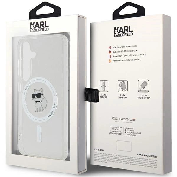 Karl Lagerfeld IML Choupette MagSafe case for Samsung Galaxy S24 - transparenteng