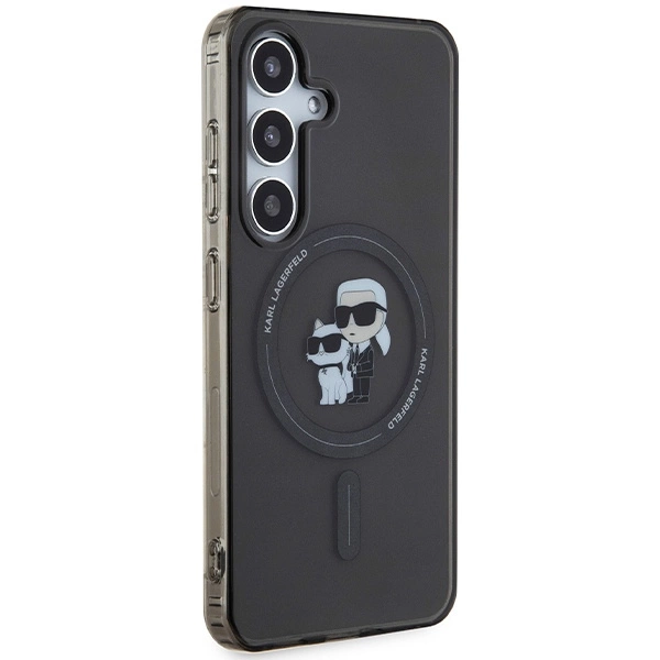 Karl Lagerfeld IML Karl&Choupette MagSafe case for Samsung Galaxy S24 - blackeng