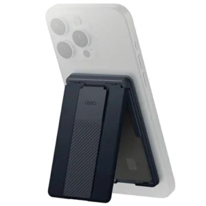 Uniq Heldro ID magnetic wallet with support and band - navy blueeng