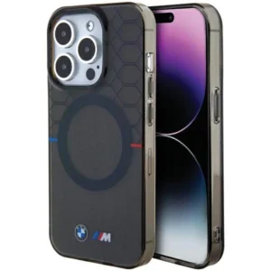 BMW Pattern MagSafe case for iPhone 15 Pro - grayeng
