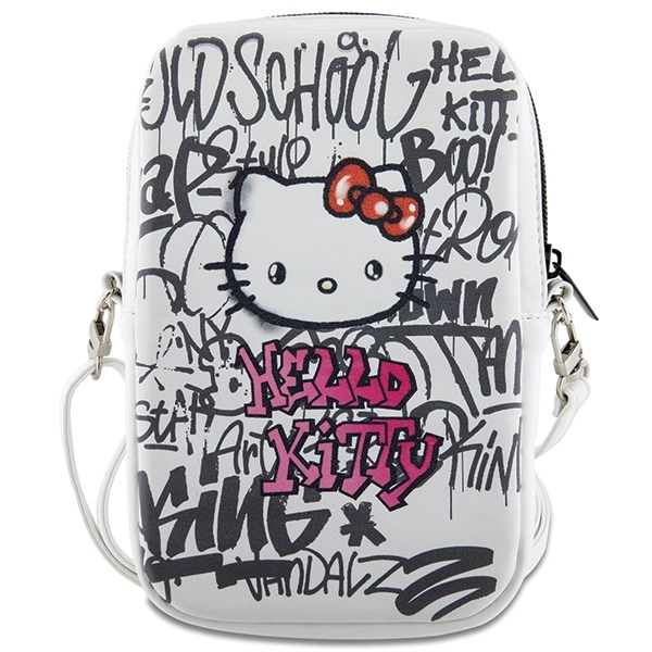 Hello Kitty Graffiti Kitty Head bag - whiteeng