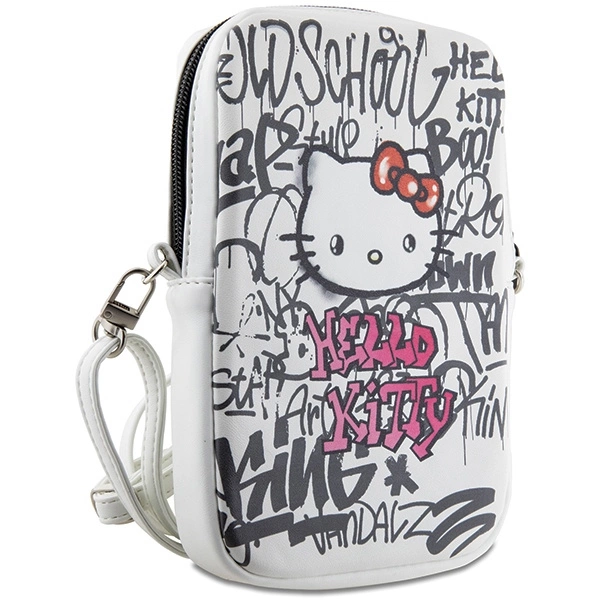Hello Kitty Graffiti Kitty Head bag - whiteeng