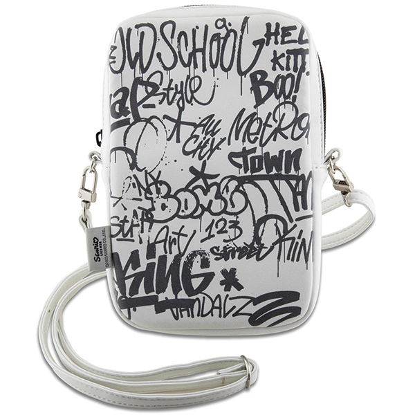 Hello Kitty Graffiti Kitty Head bag - whiteeng