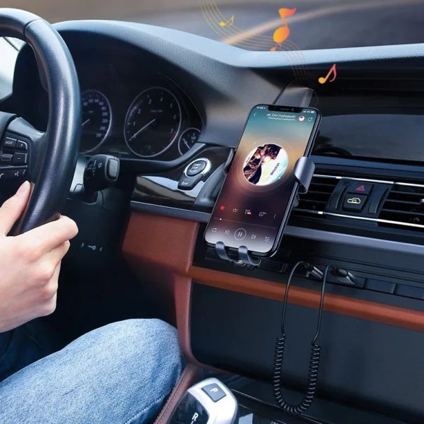 [RETURNED ITEM] Ugreen Bluetooth 5.3 audio receiver USB cable audio adapter AUX jack black (70601 CM309)eng