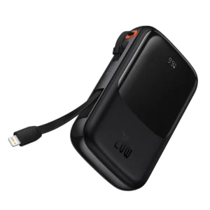 [RETURNED ITEM] Powerbank 10000mAh 20W Baseus Qpow Pro Overseas Edition + USB C 3A Cable - Blackeng