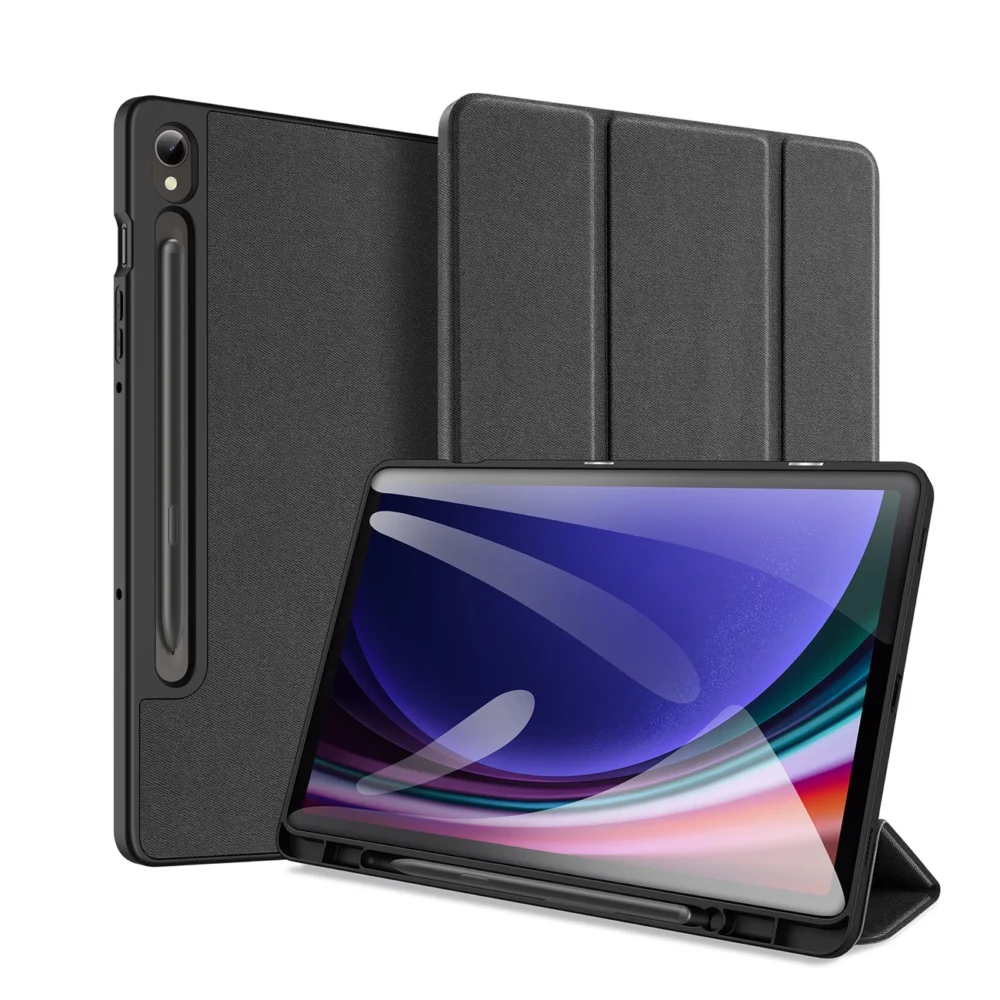 Dux Ducis Domo flip and smart sleep case for Samsung Galaxy Tab S9 - blackeng