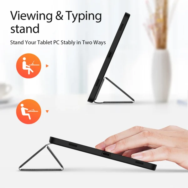 Dux Ducis Domo flip and smart sleep case for Samsung Galaxy Tab S9 - blackeng