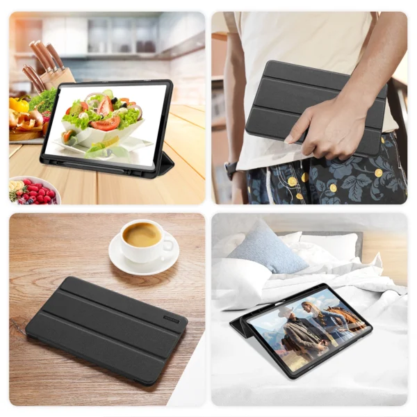 Dux Ducis Domo flip and smart sleep case for Samsung Galaxy Tab S9 - blackeng