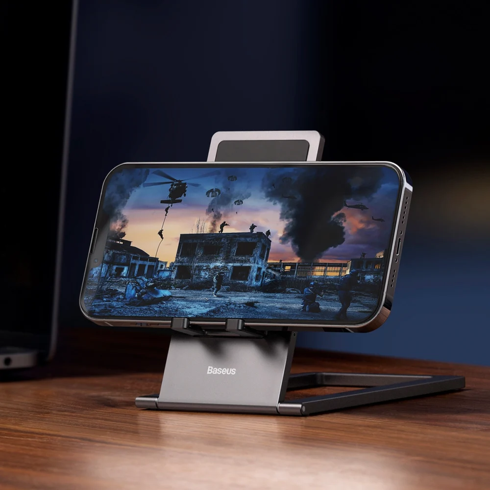 [RETURNED ITEM] Baseus Folding Desk Stand Graphite Tablet Holder (LUKP000013)eng