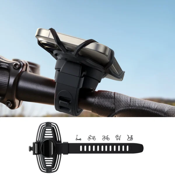 Joyroom JR-ZS382 Bike Motorcycle Clamp Holder - Blackeng