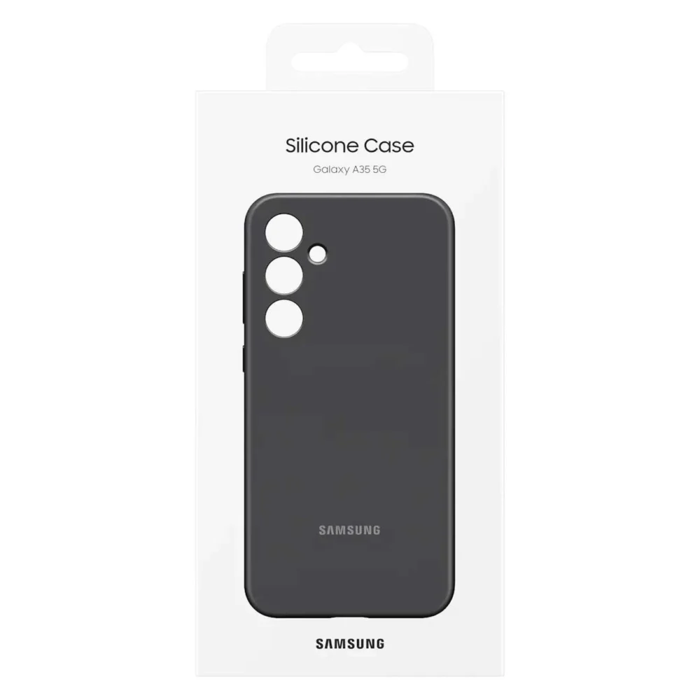 Samsung Silicone Case EF-PA356TBEGWW for Samsung Galaxy A35 - blackeng