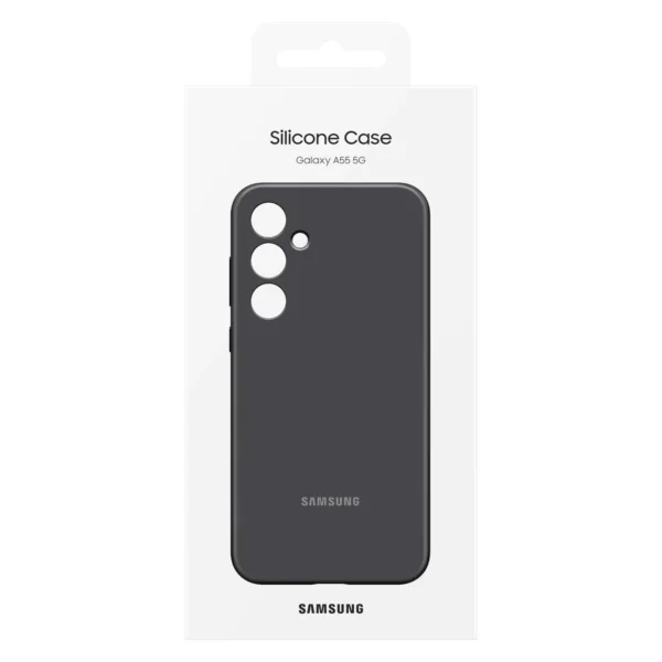 Samsung Silicone Case EF-PA556TBEGWW for Samsung Galaxy A55 - blackeng