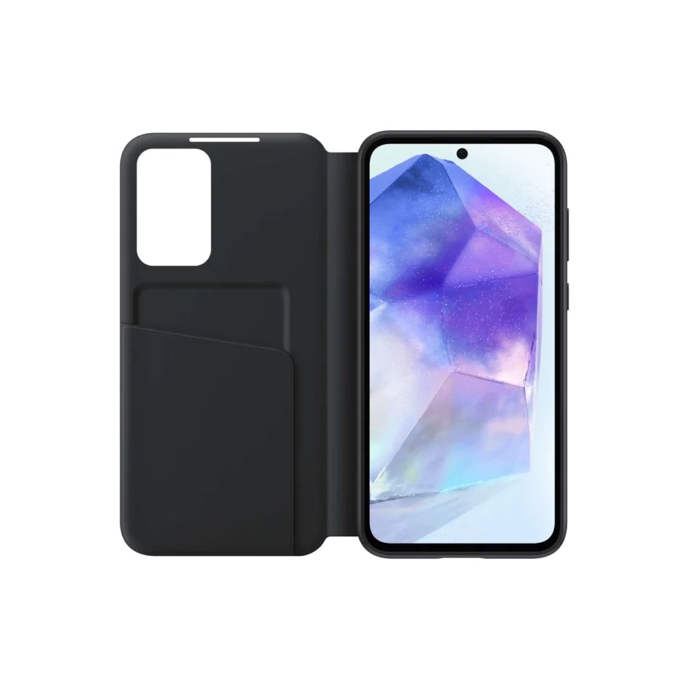 Samsung Smart View Wallet EF-ZA556CBEGWW flip case for Samsung Galaxy A55 - blackeng