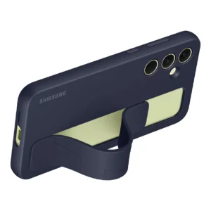 Etui Samsung Standing Grip Case EF-GA556TBEGWW na Samsung Galaxy A55 z uchwytem - niebiesko-czarnepol