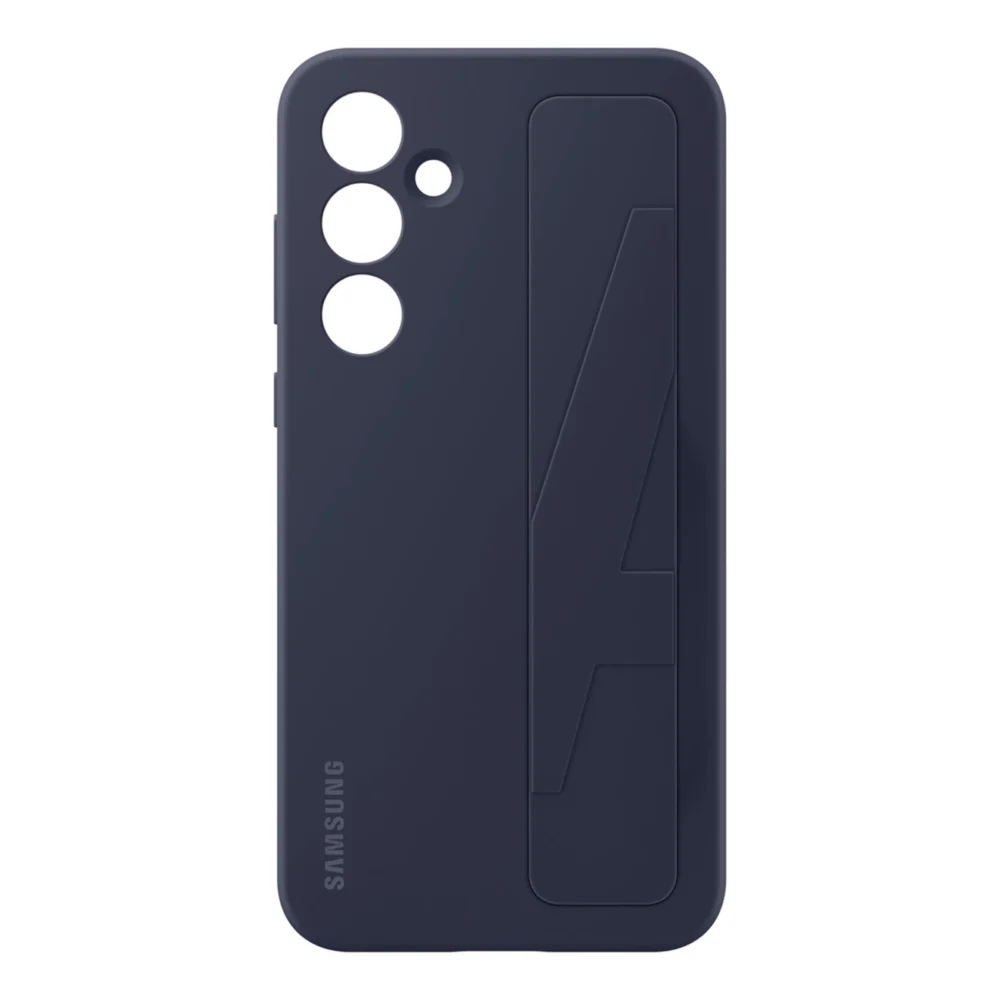 Etui Samsung Standing Grip Case EF-GA556TBEGWW na Samsung Galaxy A55 z uchwytem - niebiesko-czarnepol
