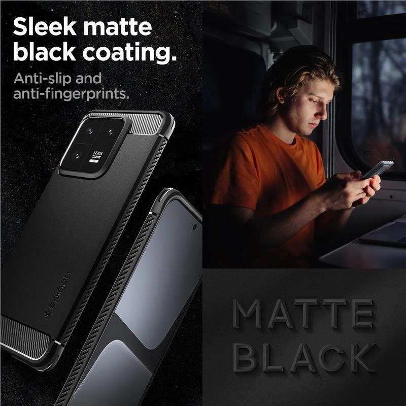 [RETURNED ITEM] Spigen RUGGED ARMOR XIAOMI 13 PRO MATTE BLACKeng