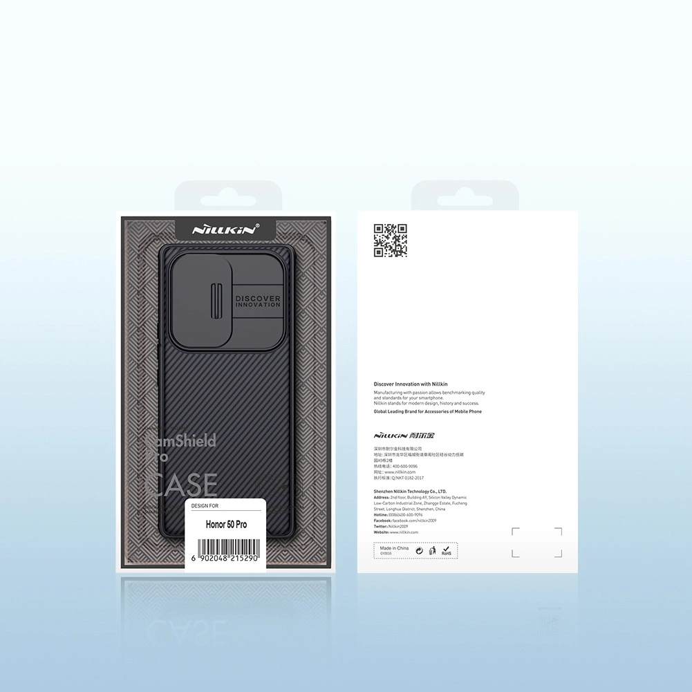 [RETURNED ITEM] Nillkin CamShield Pro Case Armored Case Cover Camera Protector for Honor 50 Pro Blackeng