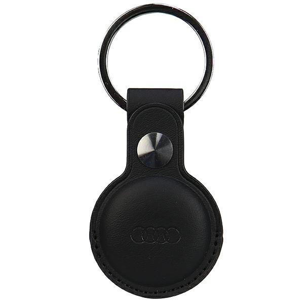 Audi Synthetic Leather AirTag case - blackeng